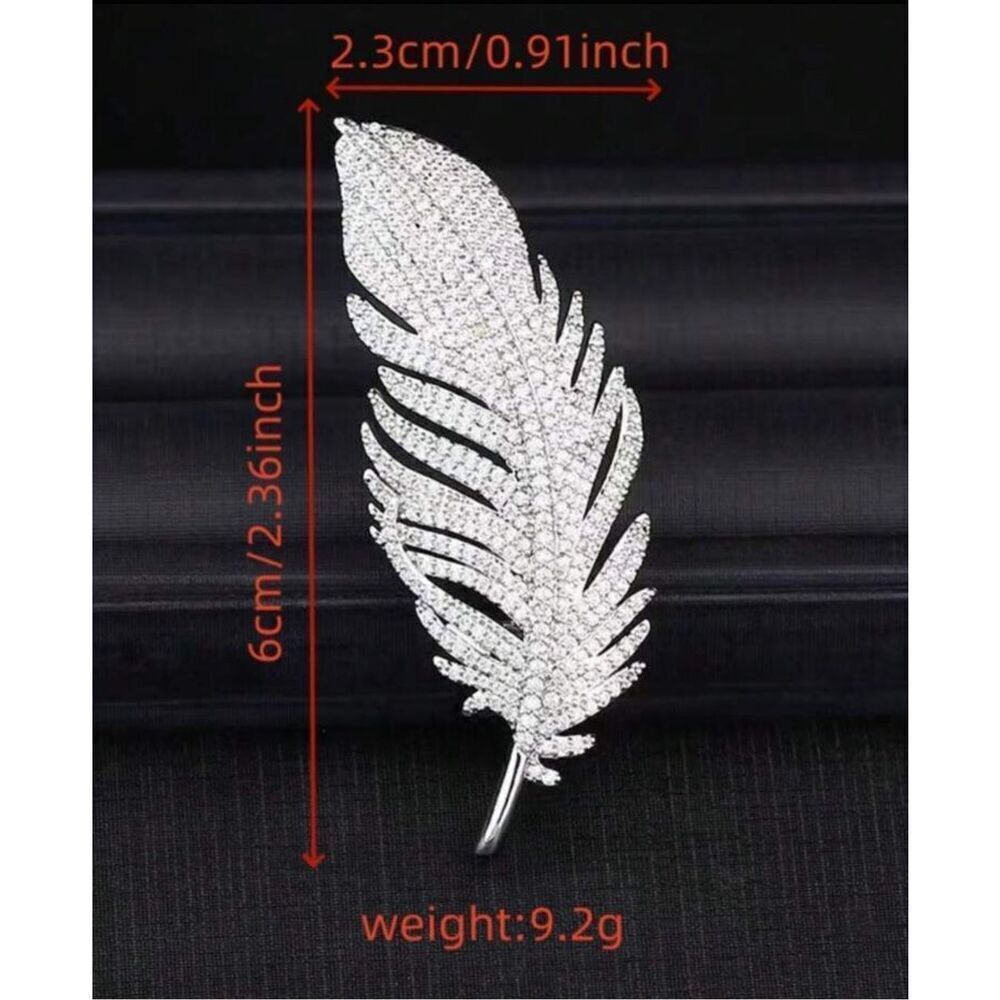 Feather Brooch - Picture 2 of 9